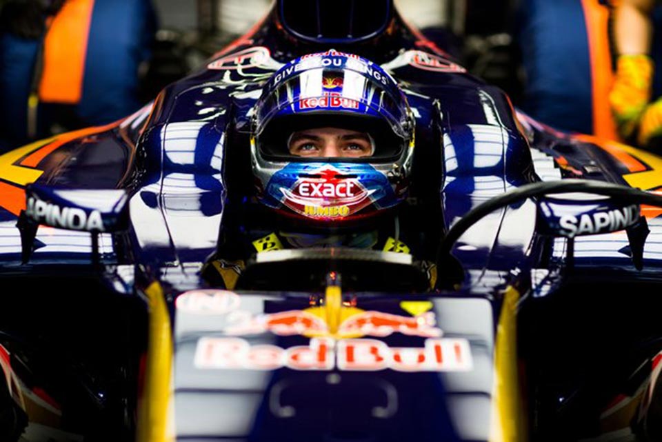 Max Verstappen from Toro Rosso