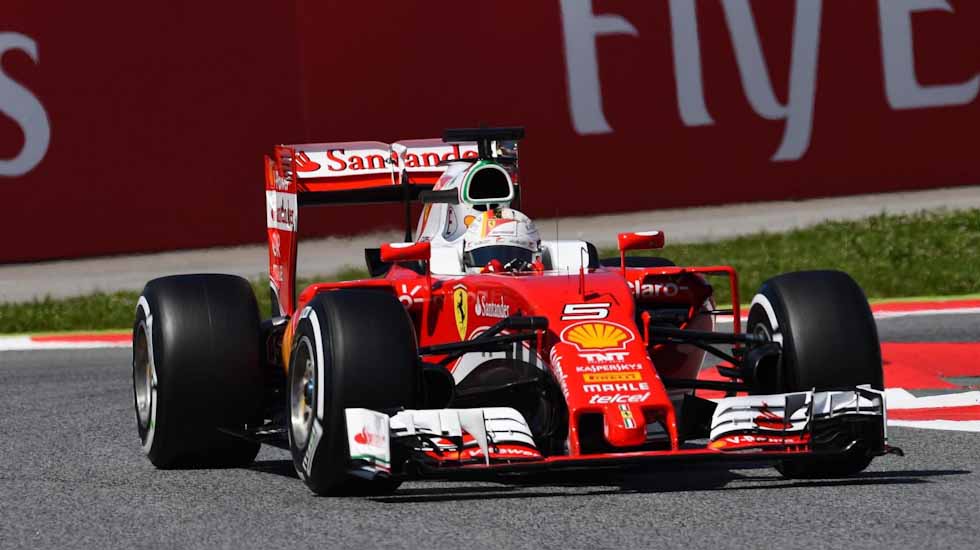 Vettel secures third after Ricciardo's misfortunes