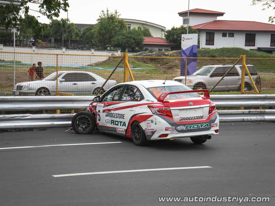 Sam YG had a tough second race