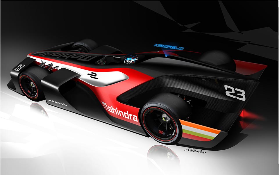 Mahindra Pininfarina Formula E concept racecar