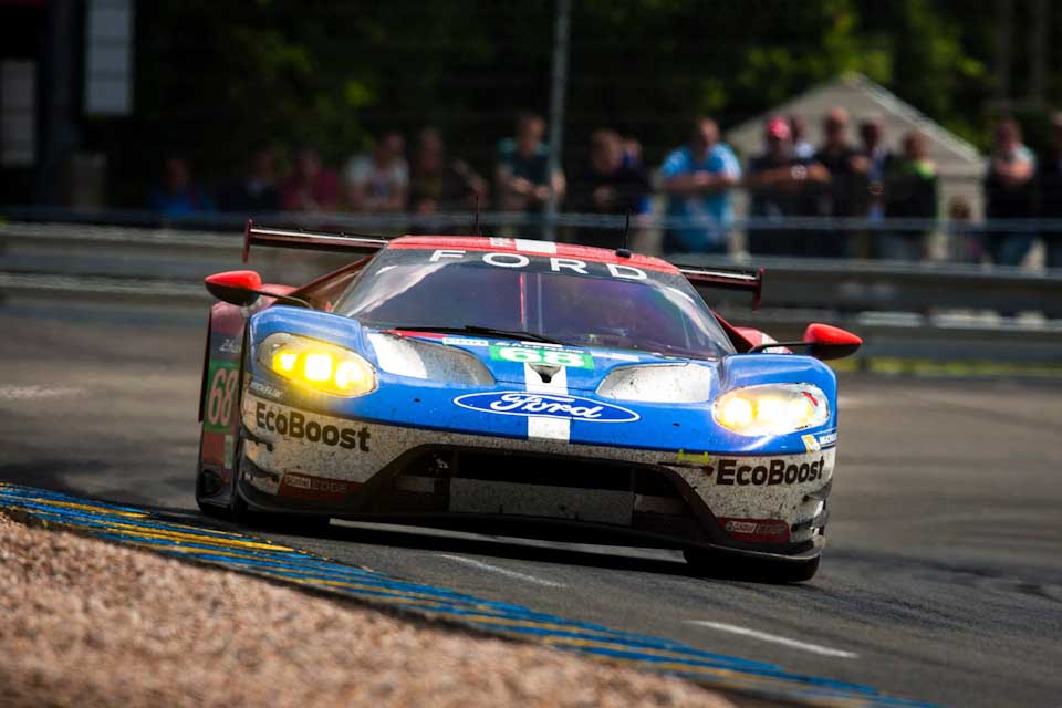 Ford celebrates its 50th anniversary of its Le Mans win with GTE Pro win