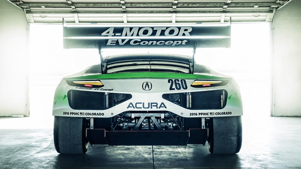 Rear of the Acura 4-Motor EV Concept