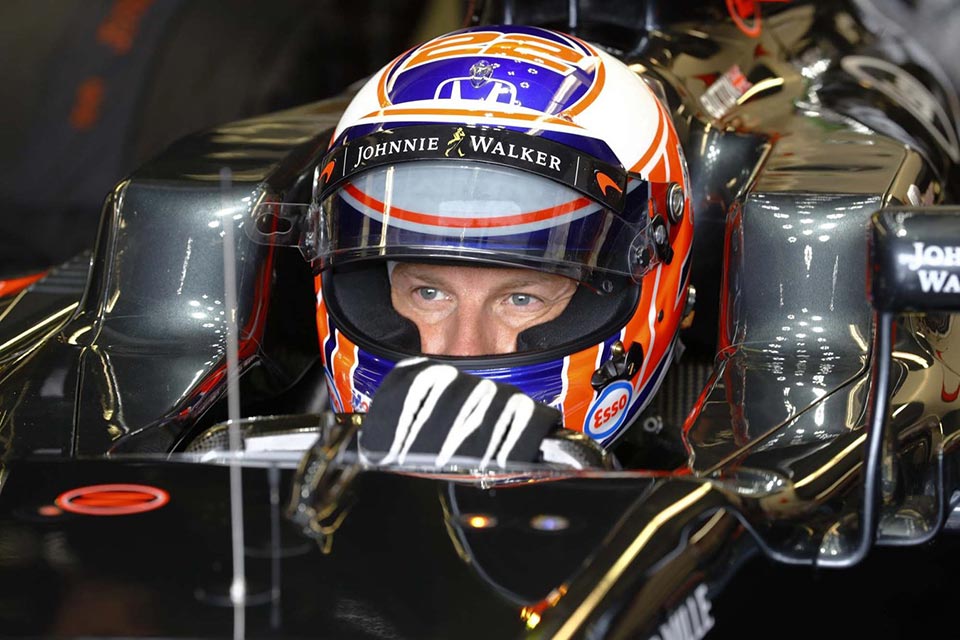 Jenson Button with McLaren-Honda