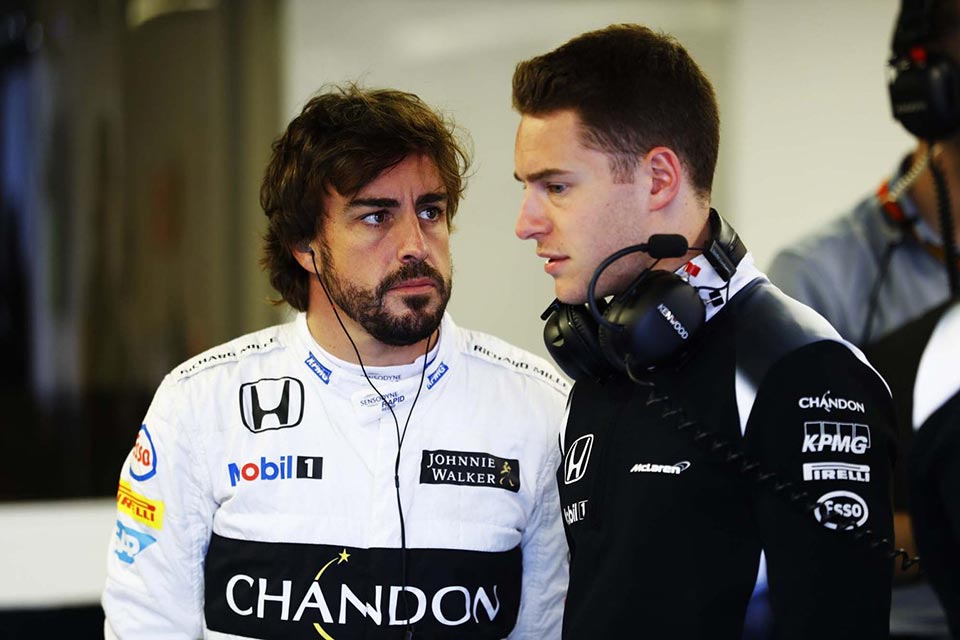 Fernando Alonso and Stoffel Vandoorne