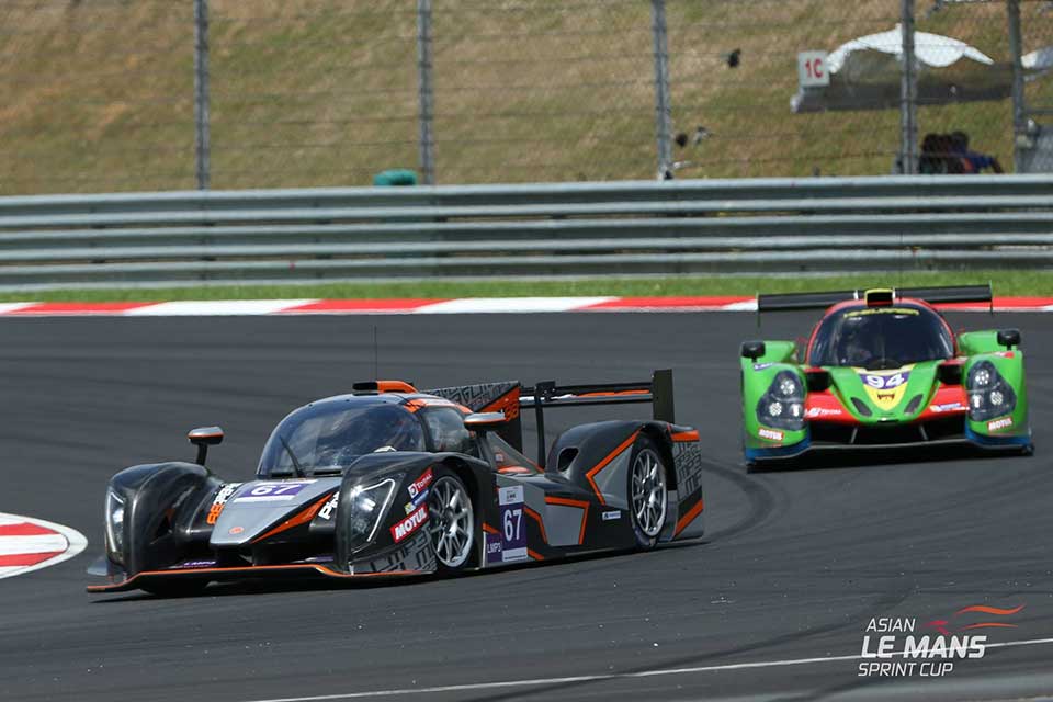 PRT Racing Ginetta on track