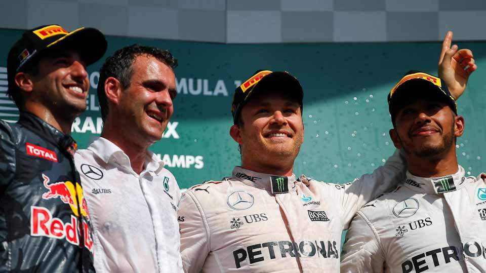 podium finishers