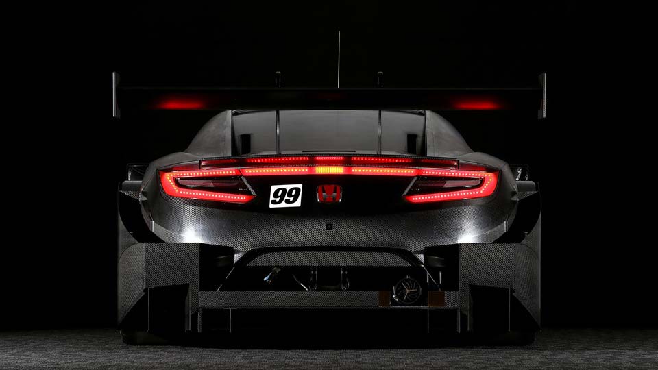 Rear of the Honda NSX-GT