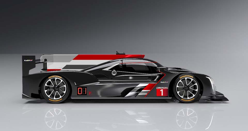 Side profile of the Cadillac DPi-V.R prototype