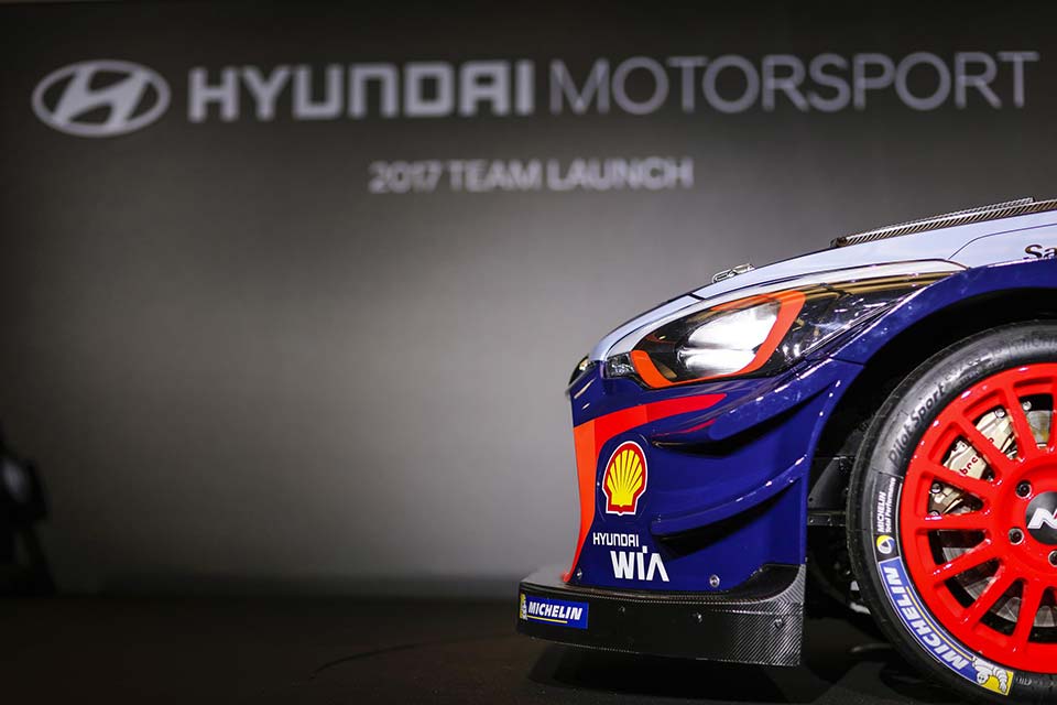 A closer look of the 2017 Hyundai i20 Coupe WRC