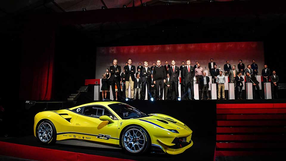 The Ferrari 488 Challenge officially launched