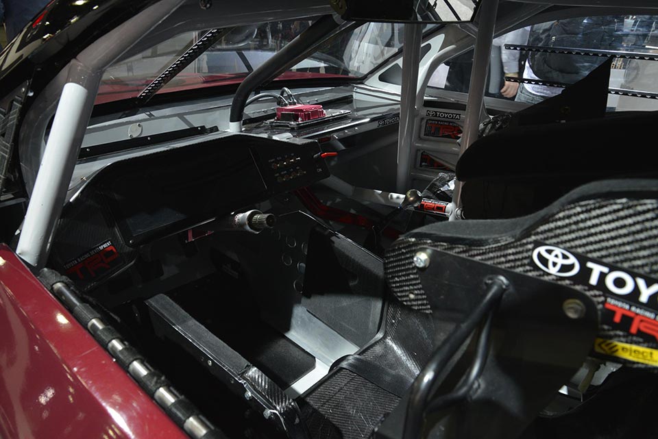 A peek inside the 2018 NASCAR Toyota Camry