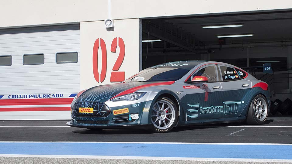 A closer look at the Tesla P100D for Electric GT racing