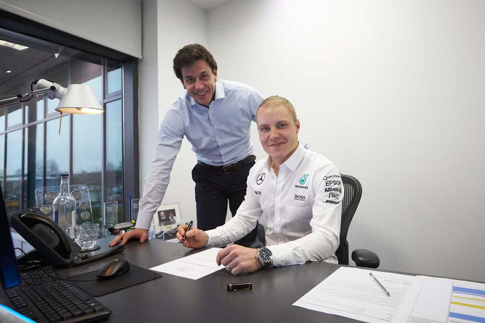 Valterri Bottas is Mercedes-AMG F1's new driver