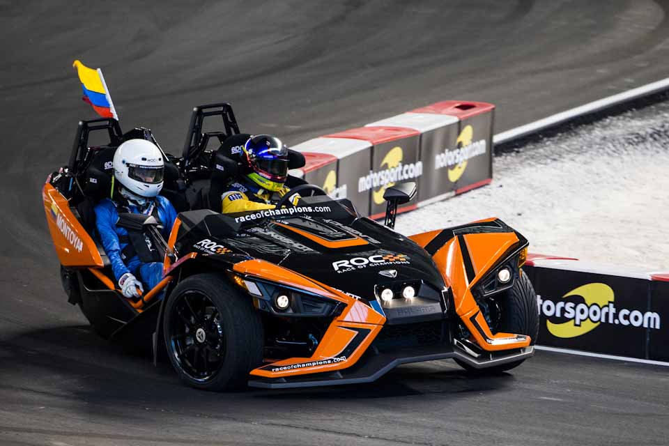 Juan Pablo Montoya wins Race of Champions on first try