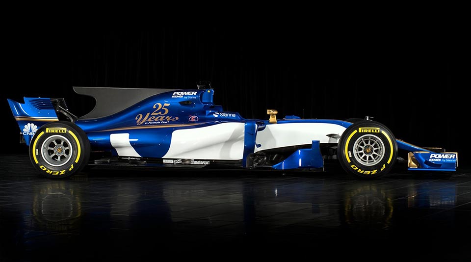 Sauber F1 team reveals 2017 race car