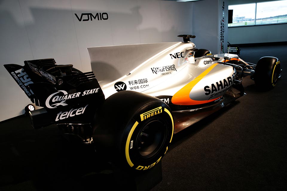 Force India unveils 2017 Formula 1 car, the VJM10
