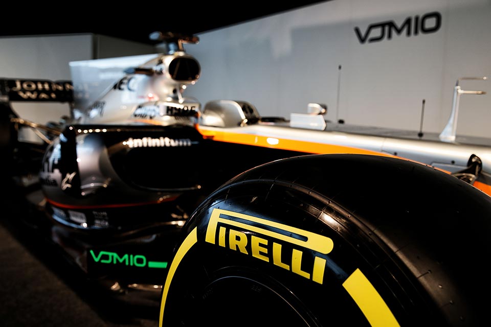 Up close with the Force India VJM10 racecar