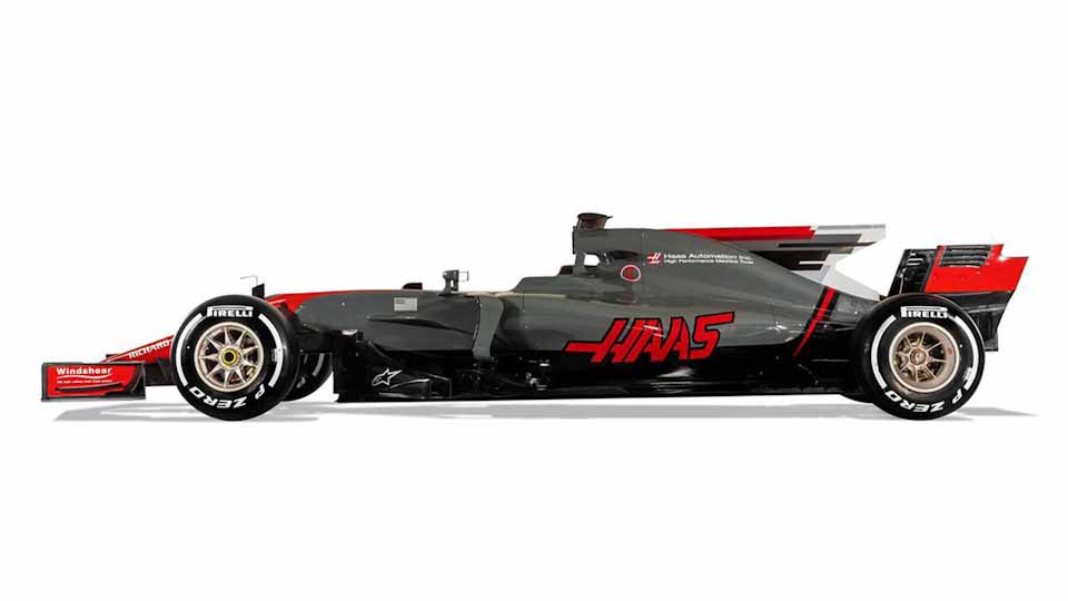 Haas enters 2017 F1 season with all-new VF-17 racer