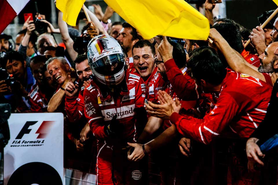 Vettel regains championship lead with 2017 Bahrain GP win