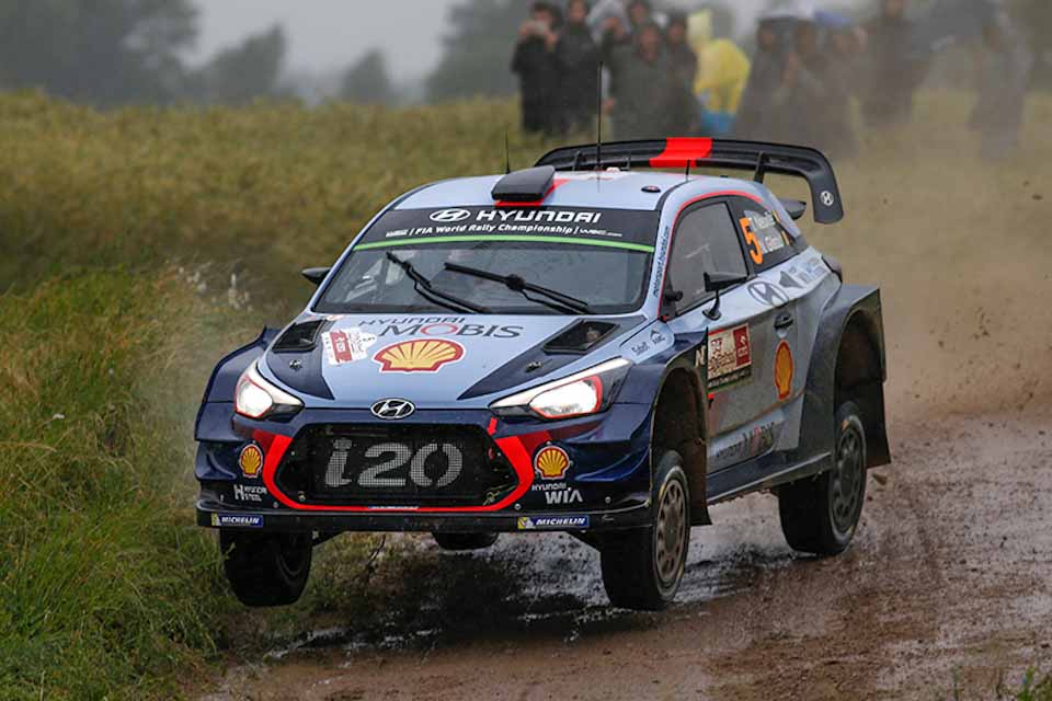 WRC 2017: Thierry Neuville leads Hyundai 1-2 in Rally Poland