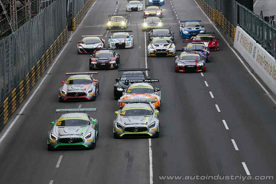 Mortara wins crazy Macau GT Cup