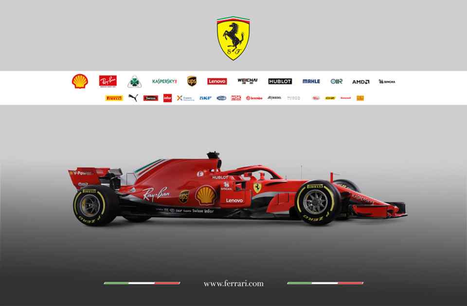 Say hello to Ferrari's new Formula One race horse, the SF71H