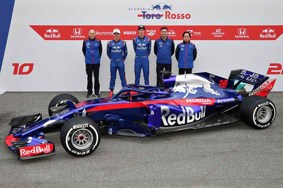 Toro Rosso unveils Honda-powered 2018 F1 season challenger