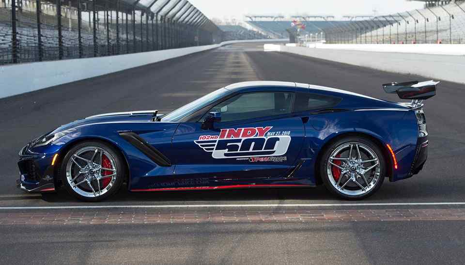 Indy 500's most powerful pace car is the 765 HP Corvette ZR1