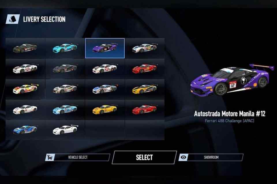 Angie King's Ferrari 488 Challenge car featured in Project Cars 2