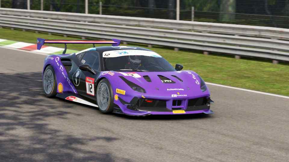 Angie King's Ferrari 488 Challenge car featured in Project Cars 2