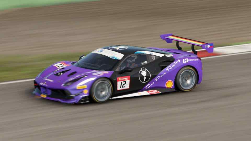 Angie King's Ferrari 488 Challenge car featured in Project Cars 2
