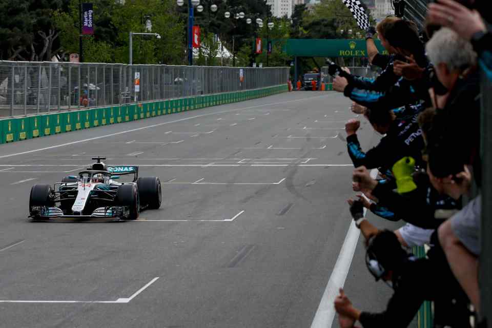 Fate favors Lewis Hamilton in 2018 Azerbaijan Grand Prix