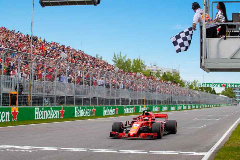 Amid checkered flag confusion, Vettel takes win in 2018 Canadian Grand Prix