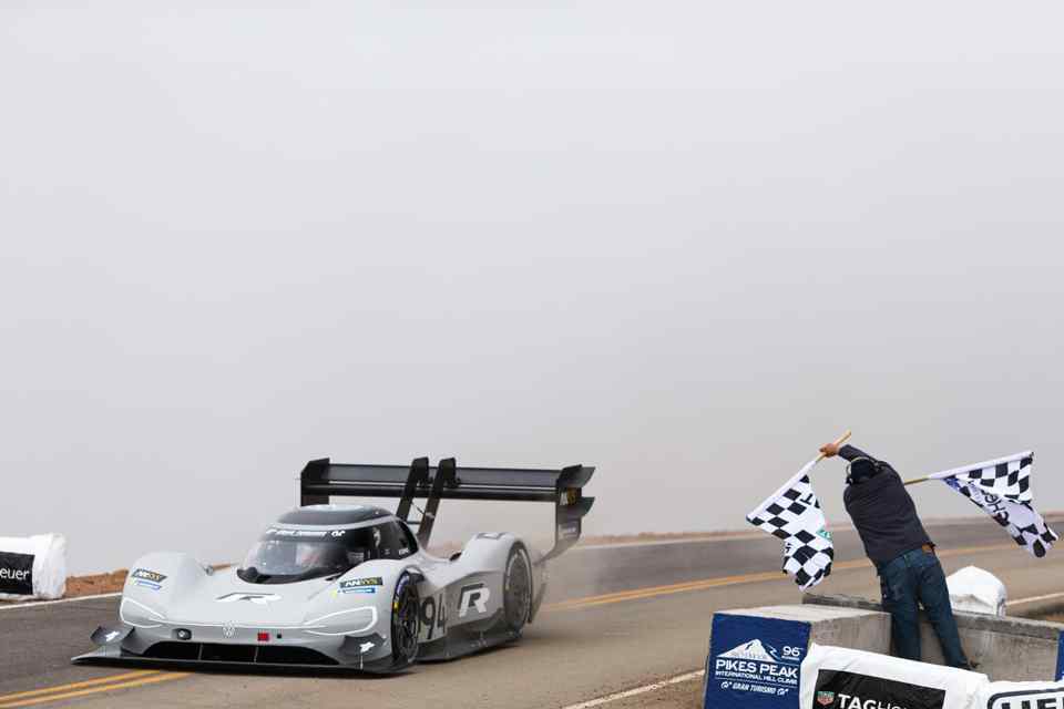The Volkswagen I.D. R is now the fastest vehicle at Pikes Peak