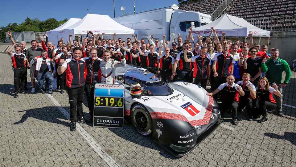 Porsche 919 Evo Obliterates N&uuml;rburgring Lap Record