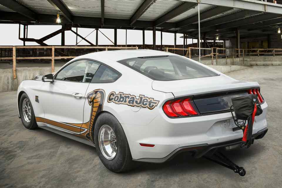 The 2018  Mustang Cobra Jet is an 8-second drag car