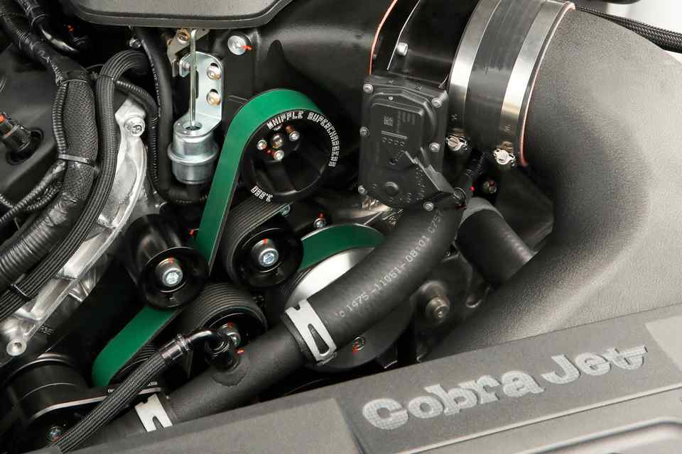 The 2018  Mustang Cobra Jet is an 8-second drag car