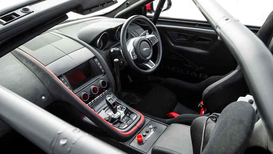 Go open top rallying in this Jaguar F-Type rally car
