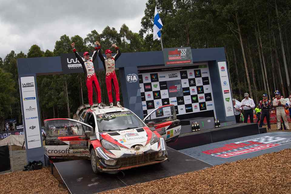 Toyota Gazoo Racing clinches the 2018 WRC manufacturer's title