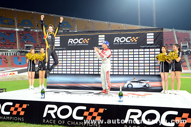 Grosjean leaps to the podium