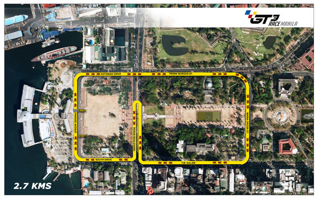 GT3 Manila racetrack
