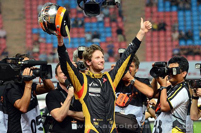 Romain Grosjean wins the ROC in 2012