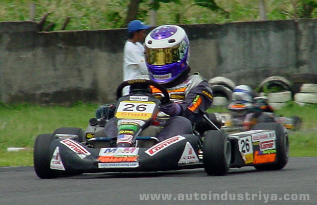 Michele Bumgarner karting 2002