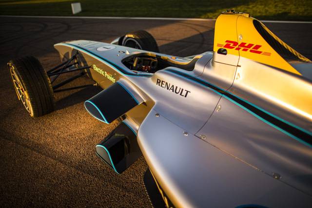 Formula E race car