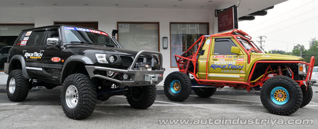 4x4 vehicles equipped with Maxxis off-road tires