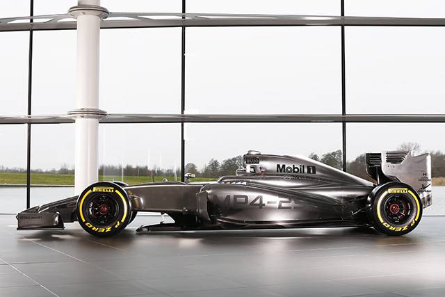 MP4-29 side view