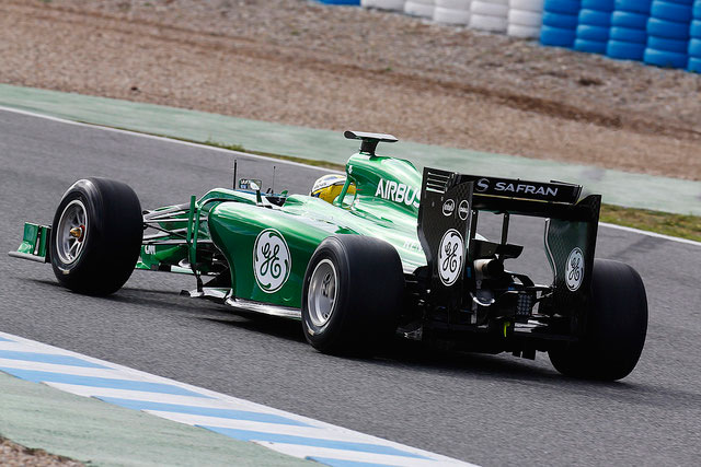 Caterham CT05 rear