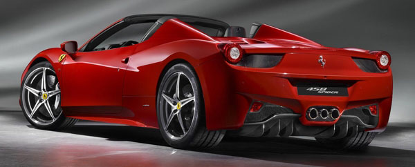Ferrari 458 Spider rear