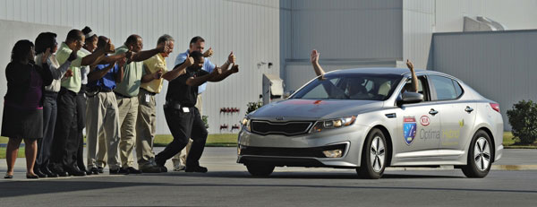 Optima Hybrid record run