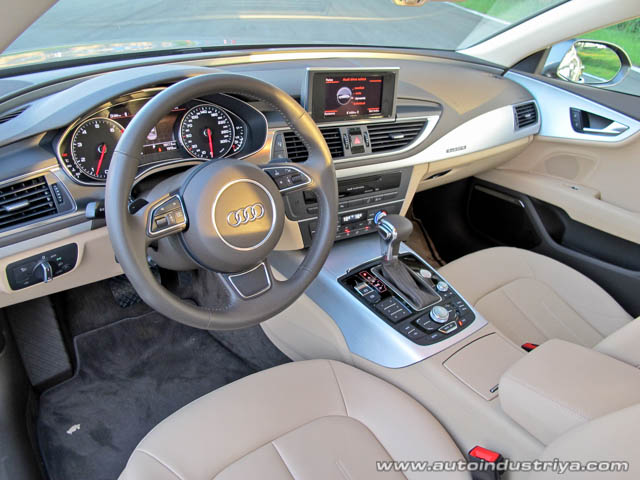 The Interior of the 2011 Audi a7 Sportback 3l TFSI